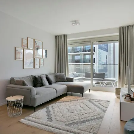Fantastic Boho-style, Sunny New With Large Terrace And Stunning Sea-view Apartment Ostend